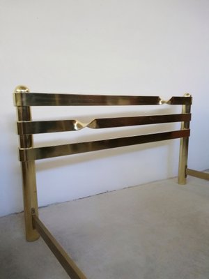 Brass Plated Metal Double Bed, 1970s-UIW-1186553