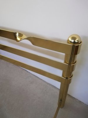 Brass Plated Metal Double Bed, 1970s-UIW-1186553