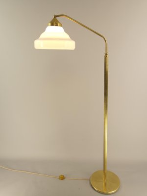 Brass Pull-Out Floor Lamp, Berlin, 1920s-KDB-1735580