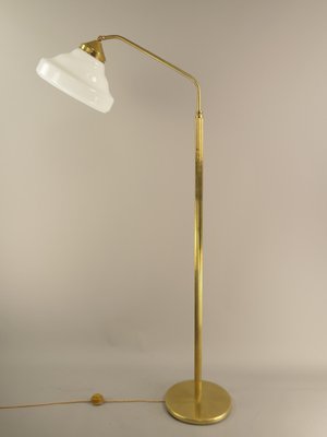 Brass Pull-Out Floor Lamp, Berlin, 1920s-KDB-1735580