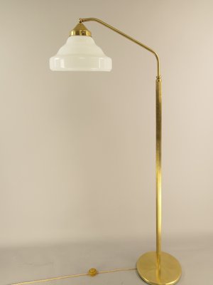 Brass Pull-Out Floor Lamp, Berlin, 1920s-KDB-1735580