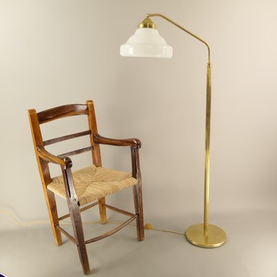 Brass Pull-Out Floor Lamp, Berlin, 1920s-KDB-1735580