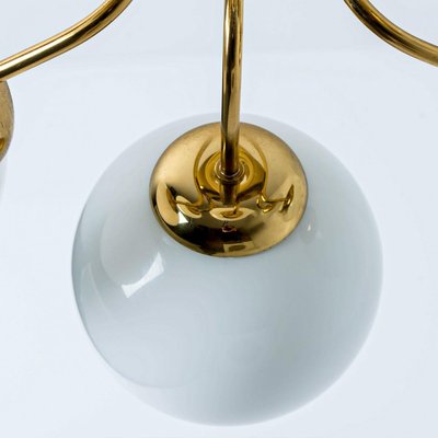 Brass Round Hanging Light from Limburg, 1970s-VDW-2028625