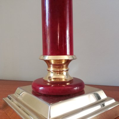 Brass Schuyneter Column Lamp, France, 1970s-NTQ-1705019