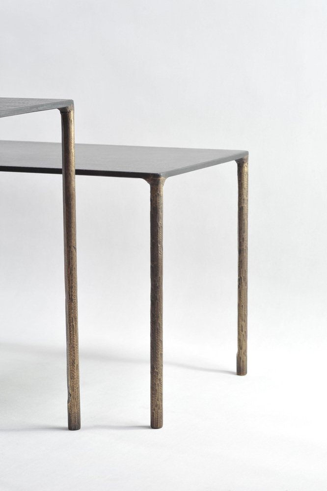 Brass Side Table by Lukasz Friedrich