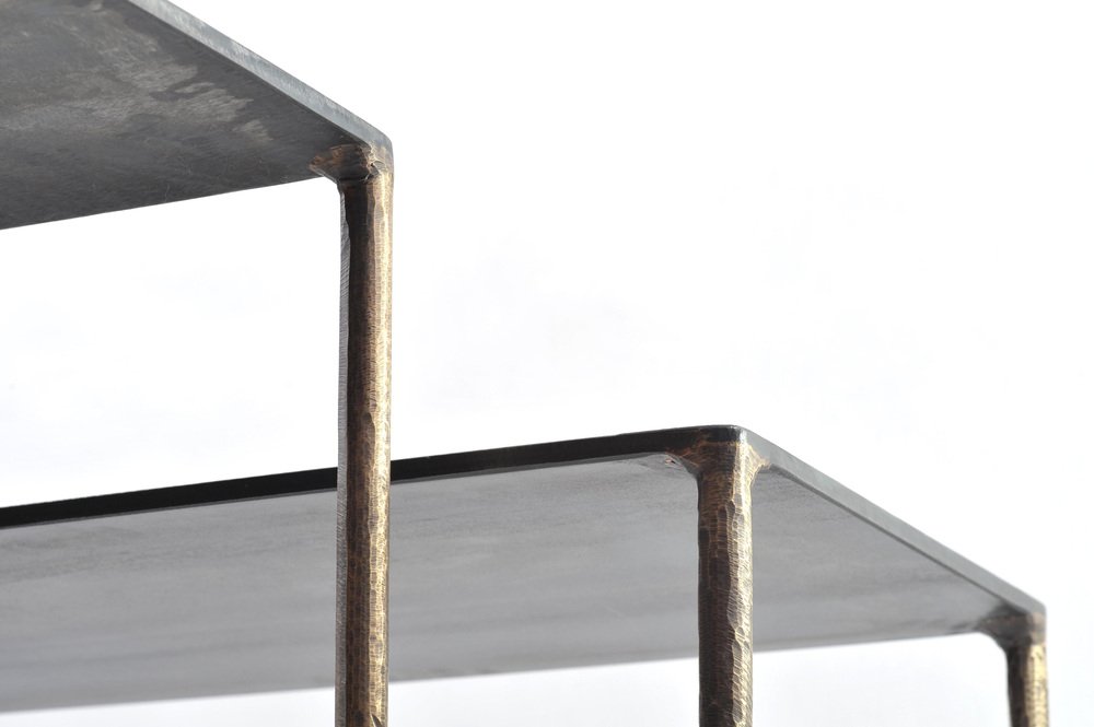 Brass Side Table by Lukasz Friedrich