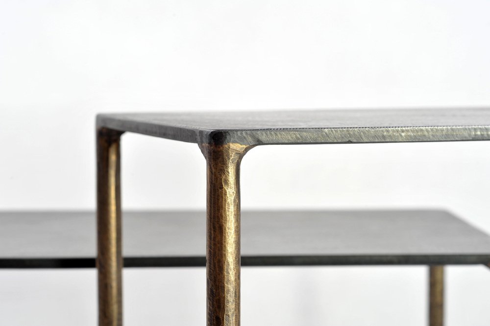 Brass Side Table by Lukasz Friedrich