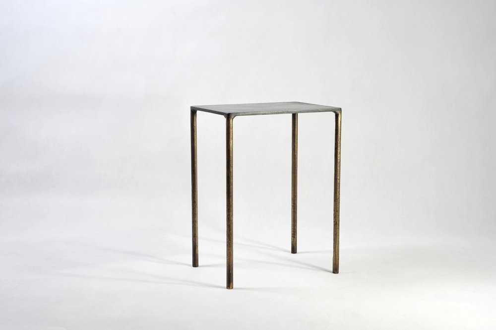 Brass Side Table by Lukasz Friedrich