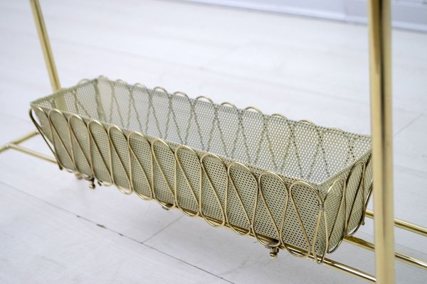 Brass Side Table or Planter by Gio Ponti for Casa e Giardino, 1940s-FER-809209