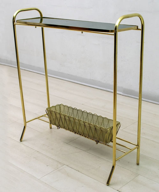 Brass Side Table or Planter by Gio Ponti for Casa e Giardino, 1940s