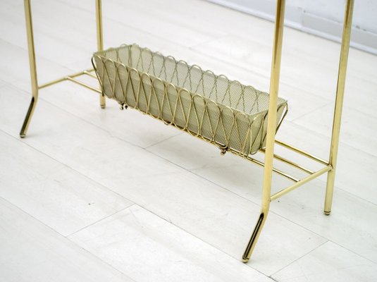 Brass Side Table or Planter by Gio Ponti for Casa e Giardino, 1940s-FER-809209