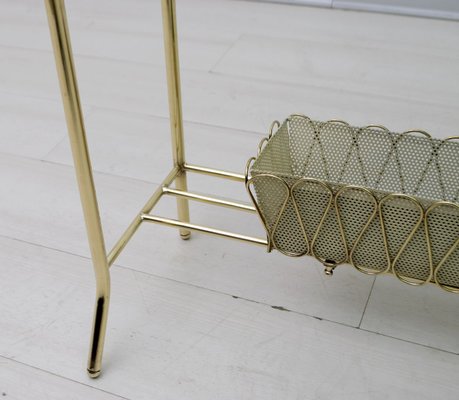 Brass Side Table or Planter by Gio Ponti for Casa e Giardino, 1940s-FER-809209