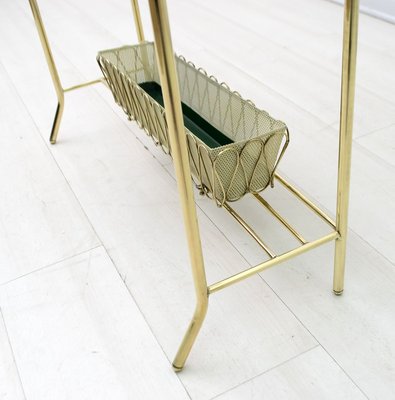 Brass Side Table or Planter by Gio Ponti for Casa e Giardino, 1940s-FER-809209