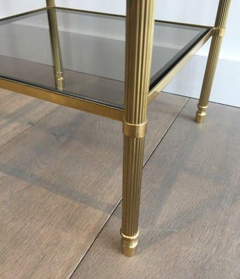 Brass Side Tables from Maison Jansen, Set of 2-BA-1365502