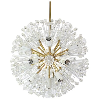 Brass Starburst Chandelier by Emil Stejnar for Rupert Nikoll, Austria, 1960s-UGR-1085711