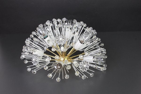 Brass Starburst Chandelier by Emil Stejnar for Rupert Nikoll, Austria, 1960s-UGR-1085744