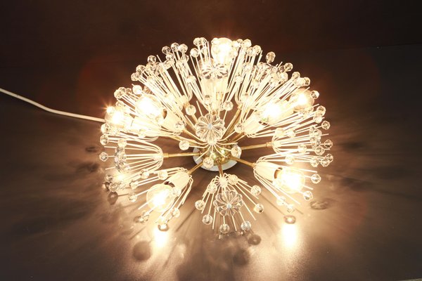 Brass Starburst Chandelier by Emil Stejnar for Rupert Nikoll, Austria, 1960s-UGR-1085744