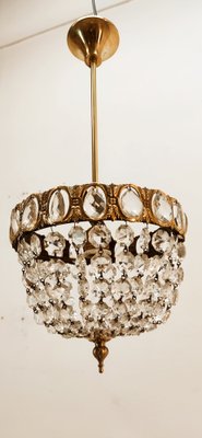 Brass Suspension Light with Crystals-QLH-1799242