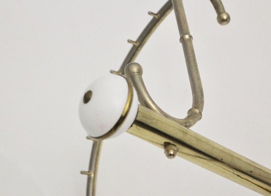 Brass Swivel Cloth Rack, 1950s-NB-561288