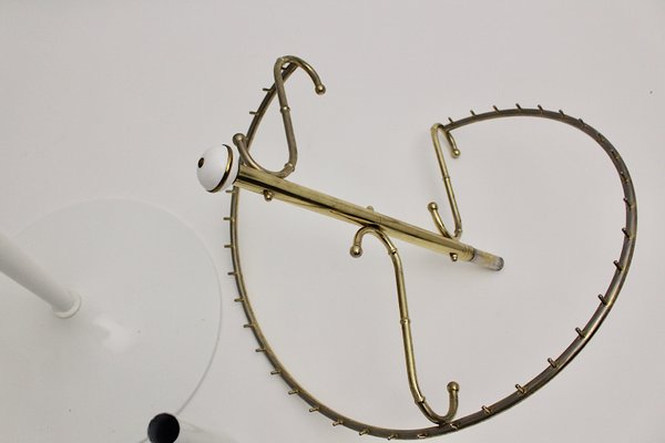 Brass Swivel Cloth Rack, 1950s-NB-561288