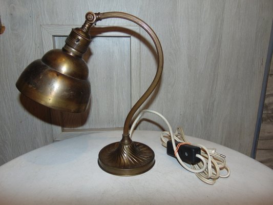 Brass Table Lamp, 1890s-CAQ-1389693