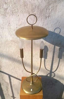 Brass Table Lamp, 1940s-EI-24543