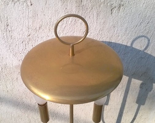 Brass Table Lamp, 1940s-EI-24543