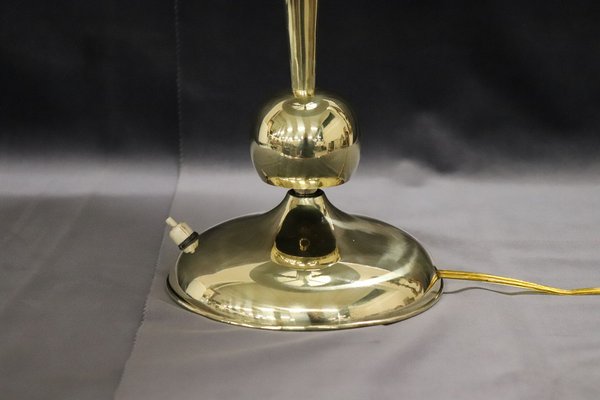 Brass Table Lamp attributed to Oscar Torlasco for Lumi, 1950s-DCO-1791762