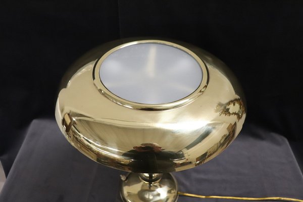 Brass Table Lamp attributed to Oscar Torlasco for Lumi, 1950s-DCO-1791762