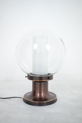 Brass Table Lamp by György Csanádi, 1970s-FOH-2034641