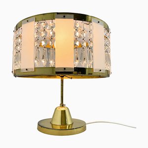 Brass Table Lamp by Novy Bydzov Glasswork, Czechoslovakia, 1970s-TZ-1449426