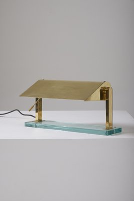 Brass Table Lamp by Pietro Chiesa for Fontana Arte, 1939-QAC-2021357