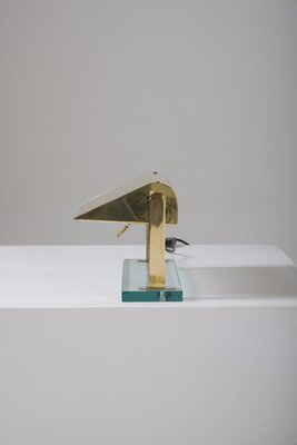 Brass Table Lamp by Pietro Chiesa for Fontana Arte, 1939-QAC-2021357