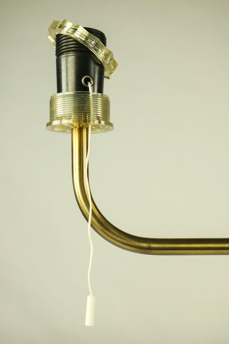 Brass Table Lamp by Uno & Östen Kristiansson for Luxus, 1970s