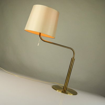 Brass Table Lamp by Uno & Östen Kristiansson for Luxus, 1970s-FUP-567599