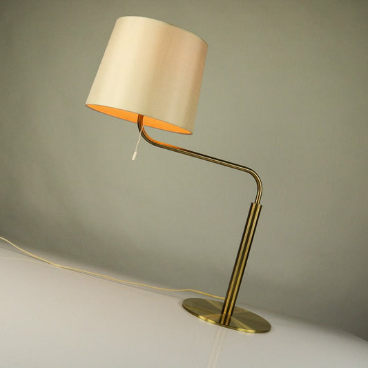 Brass Table Lamp by Uno & Östen Kristiansson for Luxus, 1970s