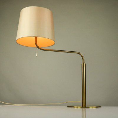 Brass Table Lamp by Uno & Östen Kristiansson for Luxus, 1970s-FUP-567599