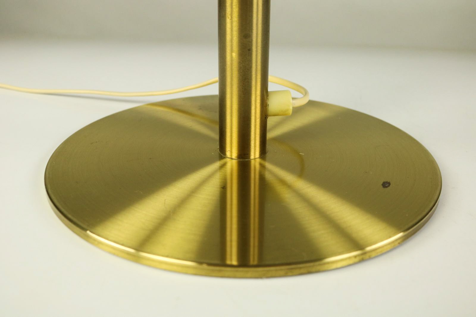 Brass Table Lamp by Uno & Östen Kristiansson for Luxus, 1970s