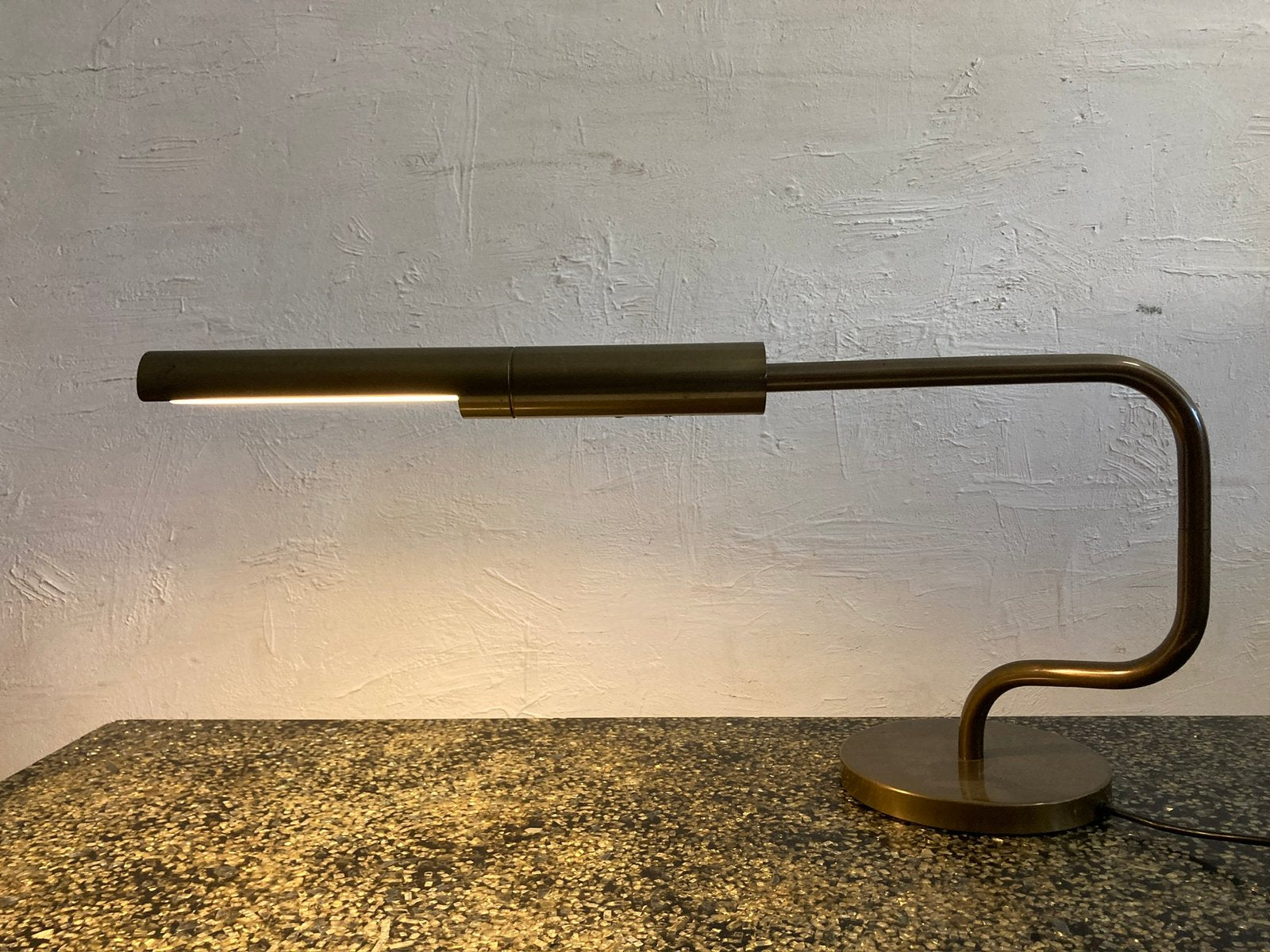 Brass Table Lamp from Beisl Leuchten, 1970s