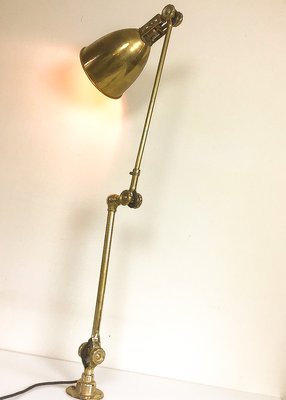 Brass Table Lamp from John Dugdill ltd, 1920s-WZZ-592400