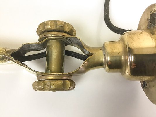 Brass Table Lamp from John Dugdill ltd, 1920s-WZZ-592400