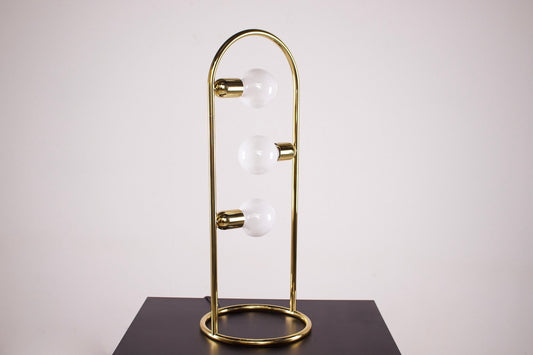 Brass Table Lamp in the style of Gaetano Sciolari, 1970s