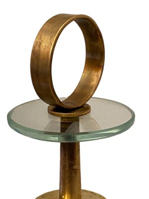 Brass Table Lamp in the style of Pietro Chiesa for Fontana Arte, Italy, 1940s-YUW-1436837