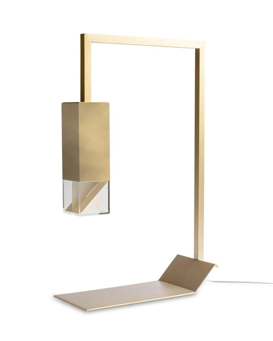 Brass Table Lamp Two 02 Revamp Edition by Formaminima