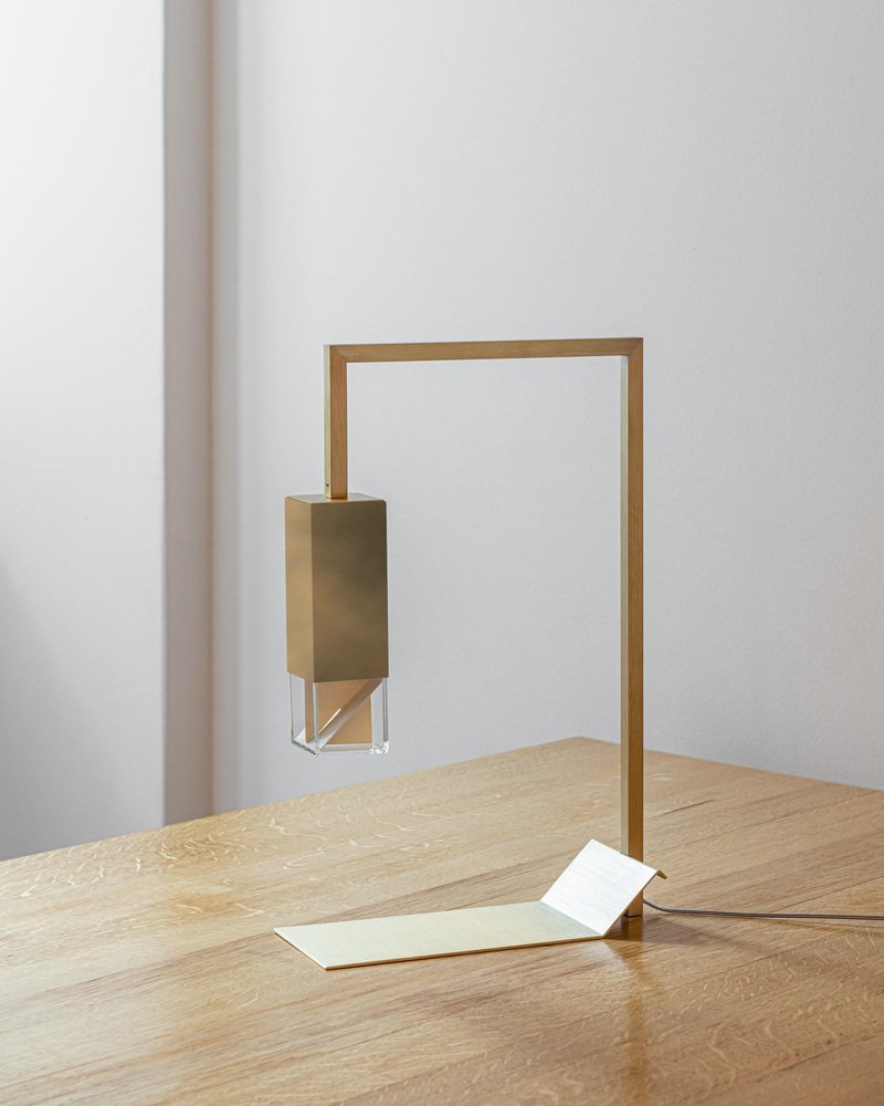 Brass Table Lamp Two 02 Revamp Edition by Formaminima