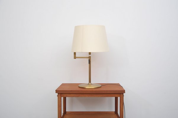 Brass Table Lamp with a Swivel Arm-ZE-981881