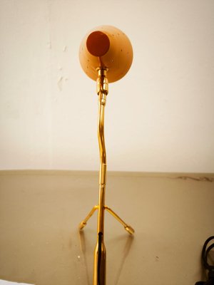 Brass Table Lamp with Adjustable Dome-QLH-2021641