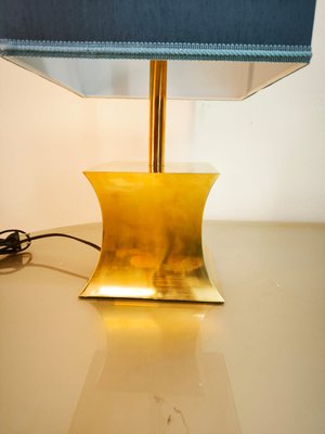 Brass Table Lamp with Fabric Dome-QLH-2021643