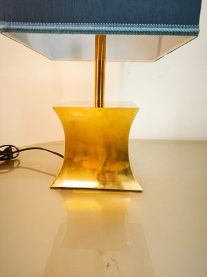 Brass Table Lamp with Fabric Dome-QLH-2021643