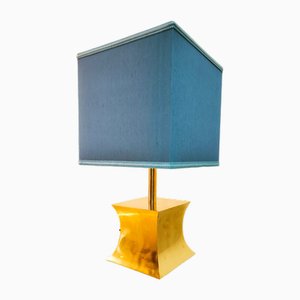 Brass Table Lamp with Fabric Dome-QLH-2021643